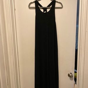 XL Gap Maxi Dress in Black